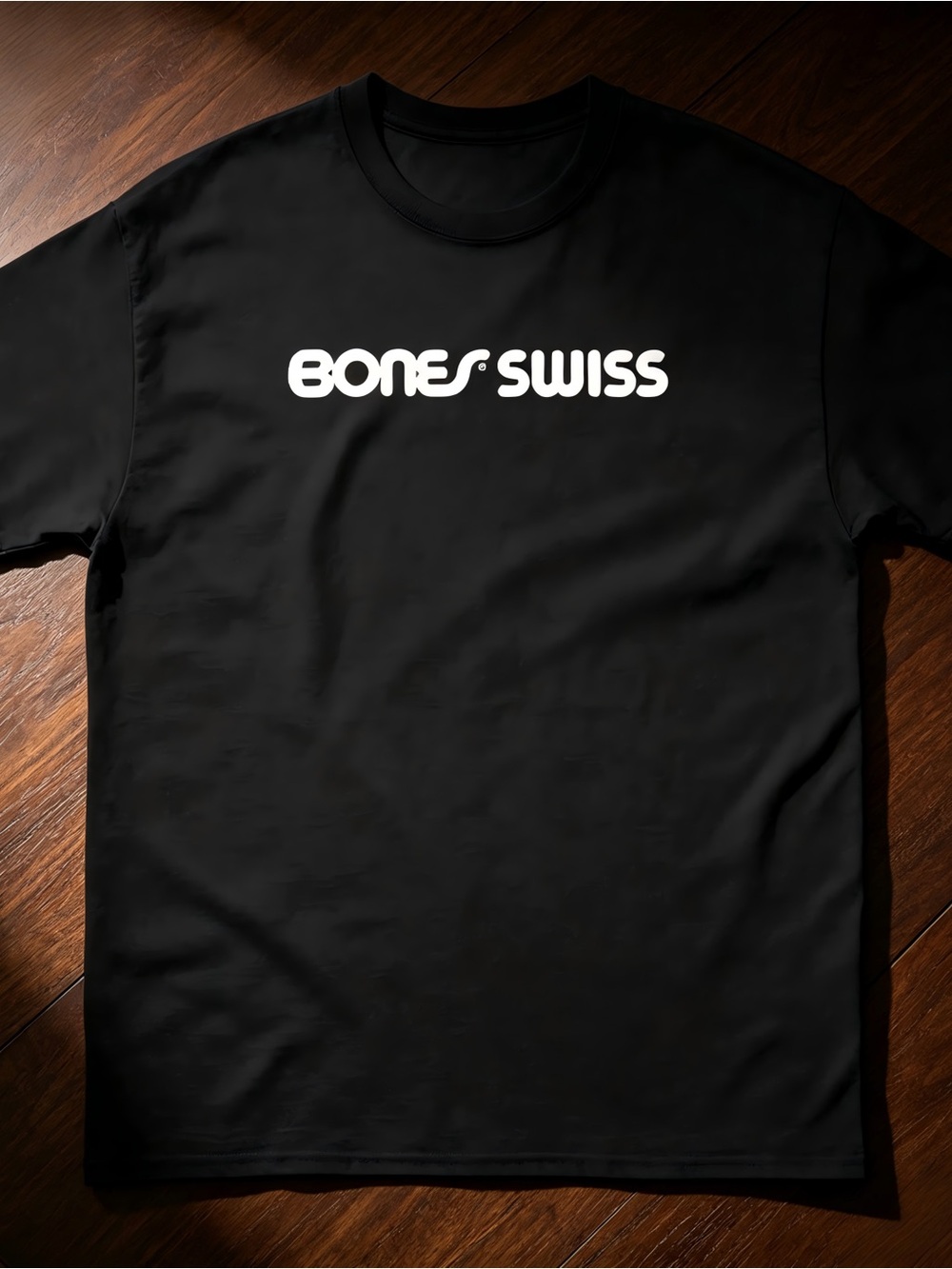 Bones Swiss Bearings Skateboarding T-Shirt   Women Men Unisex T-shirt